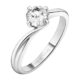 135 1,00 ct - 503.101 - 1.020pierścionek750BiałyLAB